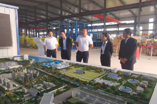 陜西航天建設集團有限公司總經理、黨委副書記謝明娟率隊赴遼寧一諾環保產業集團開展考察調研工作